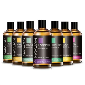 100ml Lavender Essential Oil Pure Natural Essential Oils for Help Sleeping Relaxing Diffuser Aroma Oil Rose Bergamot Ylang Ylang