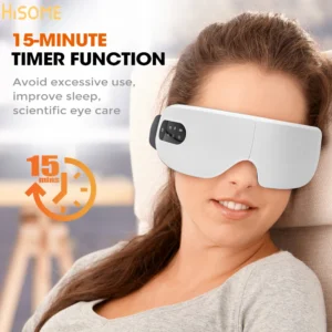 Eye Massager 4 Modes Heating Vibration Hot Compress Eye Mask Massage Bluetooth Relieve Fatigue Improve Sleeping Eye Care Portab