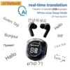 Overseas Travel AI Translation Earbuds Magic APP 156 Languages Real time Translator Meeting Summary Bluetooth Business Headset