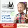 Myopia Relief Eye Massager Portable Electric Eye Relax Machine Vision Care Instrument Relieve Eye Fatigue for Adults Kids Home O