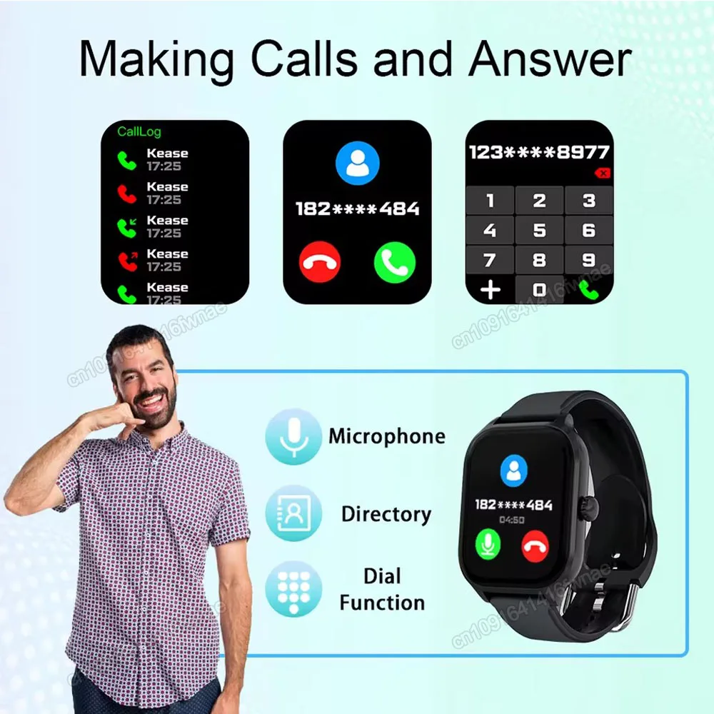 New Outdoor Military GPS Smart Watch Men Waterproof Multiple Sport Mode Fitness HD Bluetooth Calls Smartwatch Men Women Bracelet - Image 4