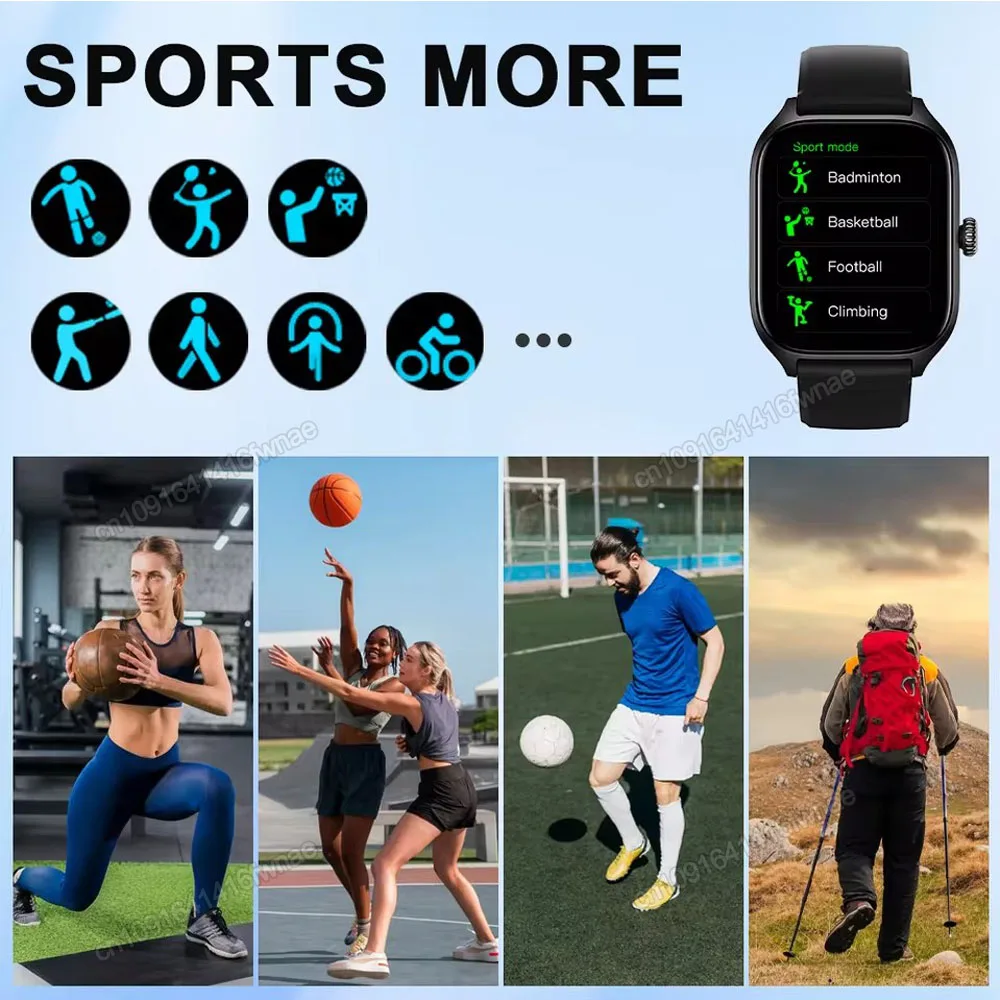 New Outdoor Military GPS Smart Watch Men Waterproof Multiple Sport Mode Fitness HD Bluetooth Calls Smartwatch Men Women Bracelet - Image 3
